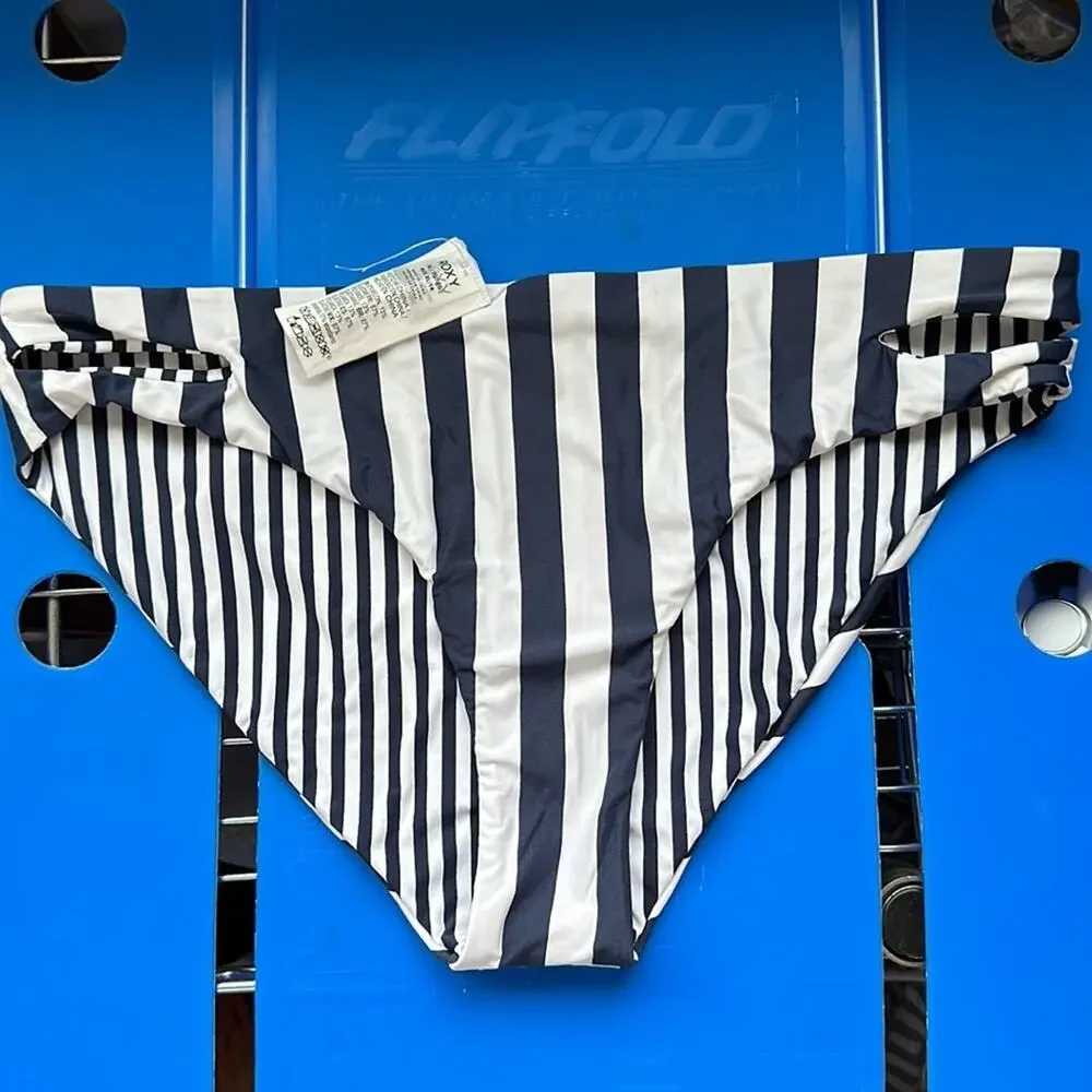 Roxy Parallel Paradiso Reversible Bikini Bottoms NWOT
